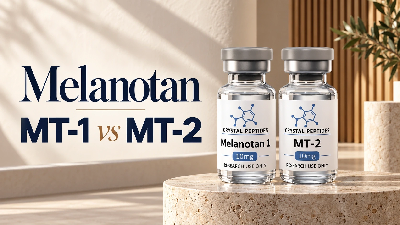 Melanotan MT-1 vs. MT-2: Struktur, Evidenz und Zulassungsstatus