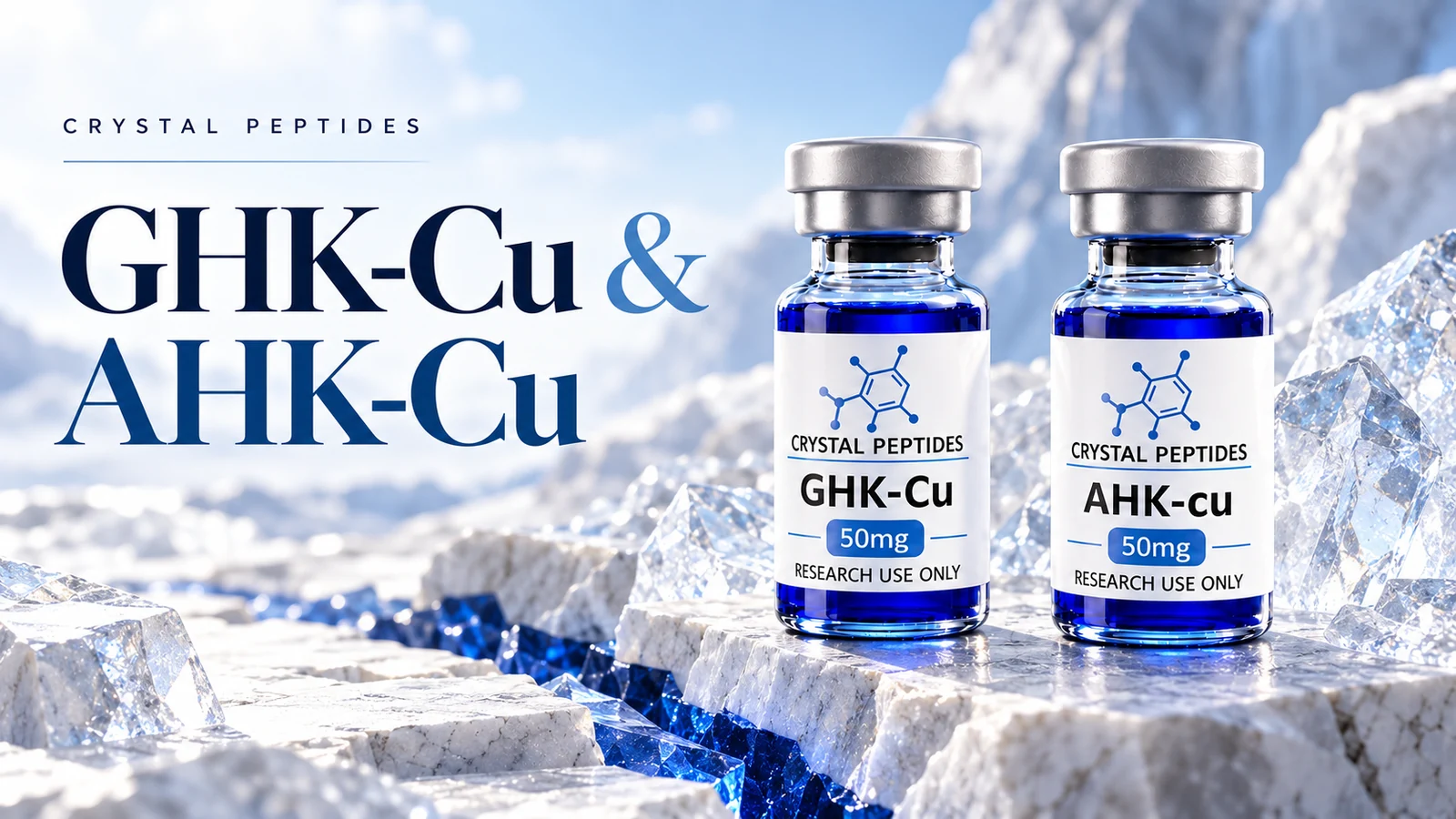 GHK-Cu und AHK-Cu: Was ändert sich, wenn eine Aminosäure ausgetauscht wird?